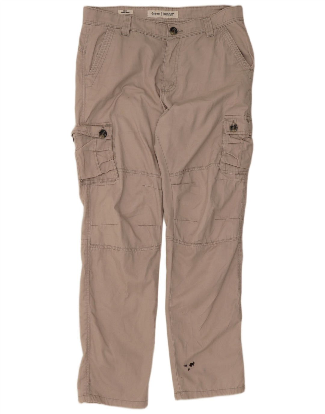 Gap Pantalon Cargo Droit Homme W34 L31 Beige