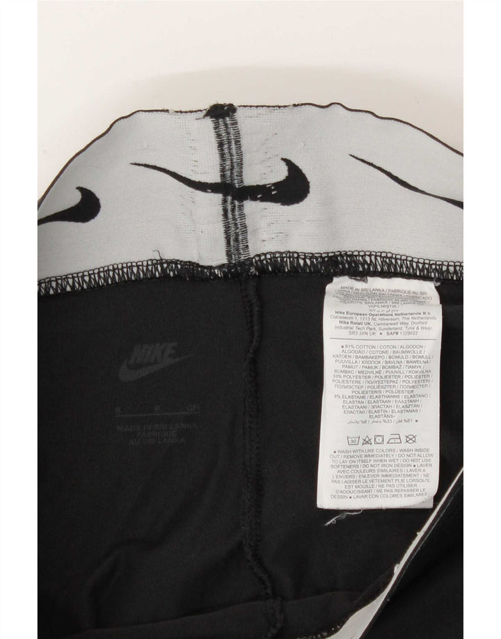 Nike Legging graphique pour femme UK 8 Small Noir Coton