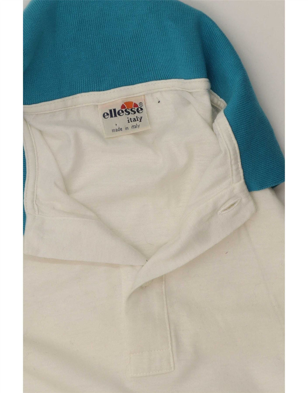 Ellesse Polo Rugby Homme Grand Blanc Géométrique