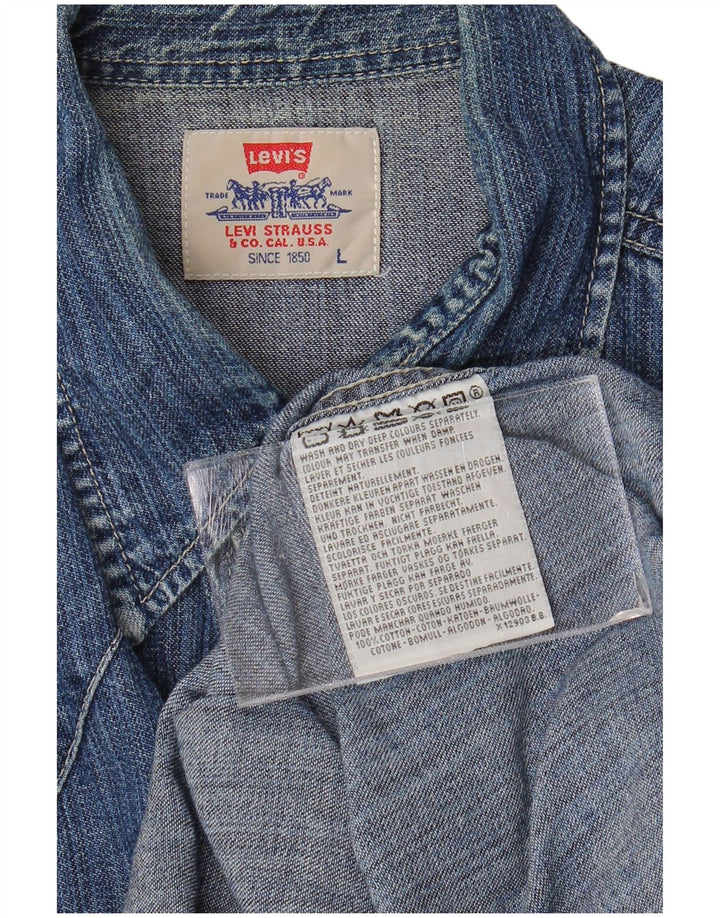 Levi's Chemise en Jean Large Homme Bleu Coton