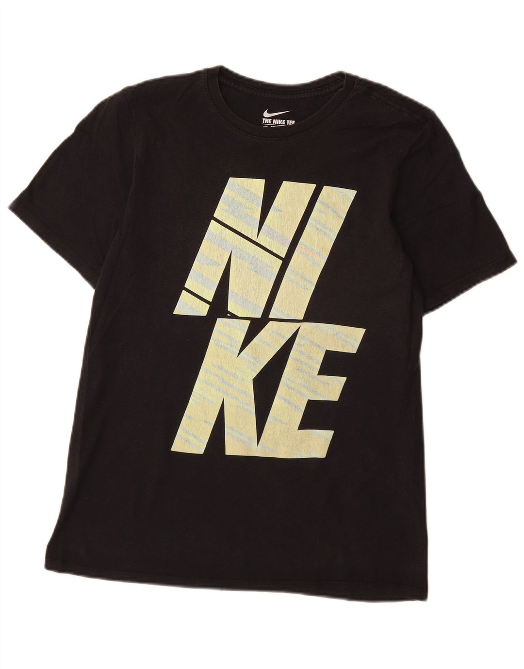 NIKE T-shirt graphique coupe athlétique pour hommes, petit, noir