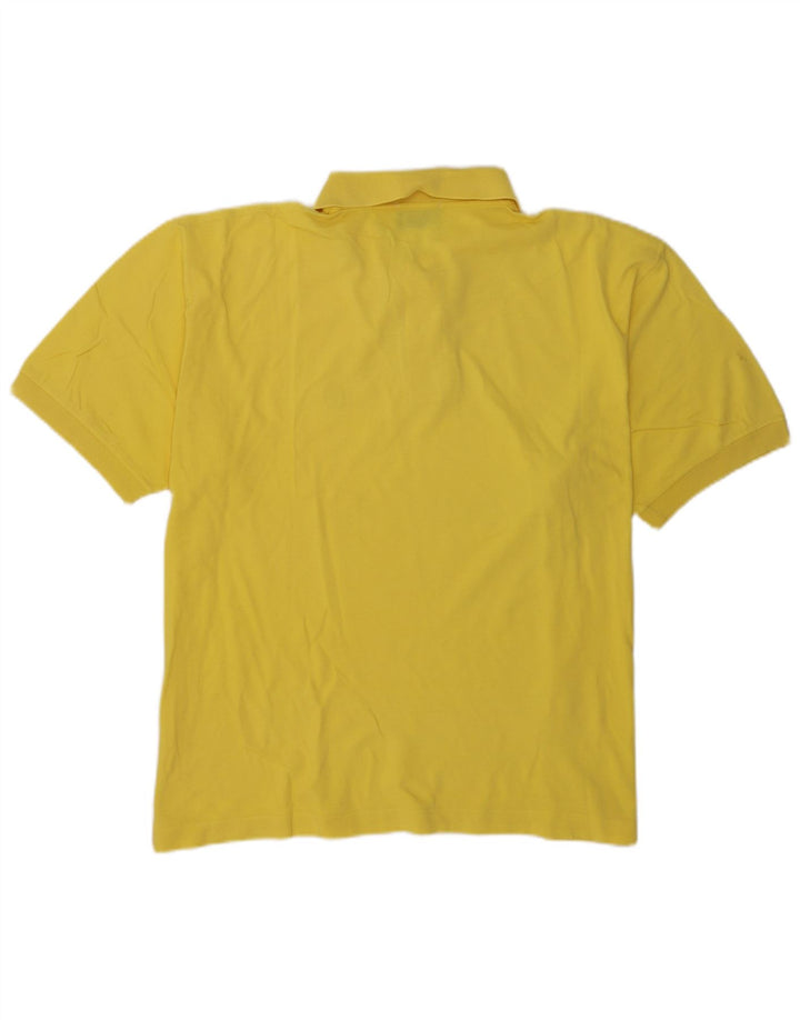 Sergio Tacchini Polo Homme 2XL Jaune Coton