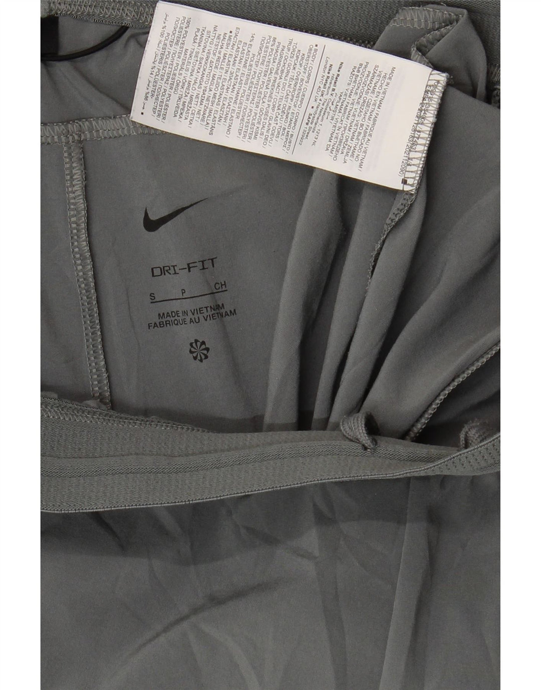 Nike Short de sport Dri Fit pour homme Petit gris Polyester