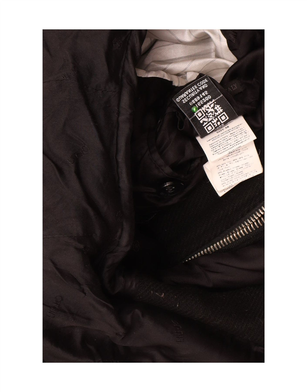 Liu Jo Manteau à capuche pour homme IT 48 Laine noire moyenne