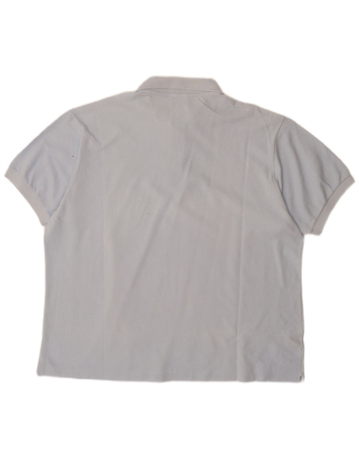 LACOSTE Polo Homme Taille 7 2XL Bleu Coton