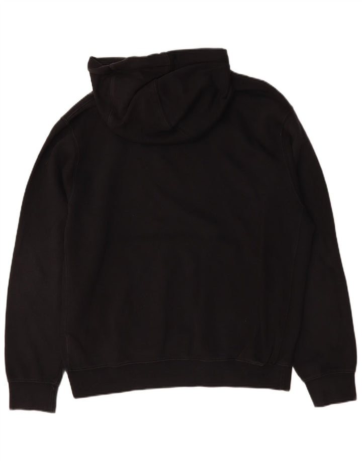 Nike Pull à capuche graphique en coton noir moyen pour homme