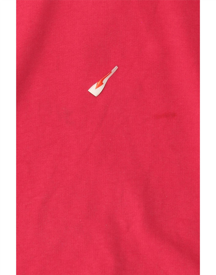 White Stuff Sweat-shirt à col zippé pour femme UK 12 Rose moyen Coton