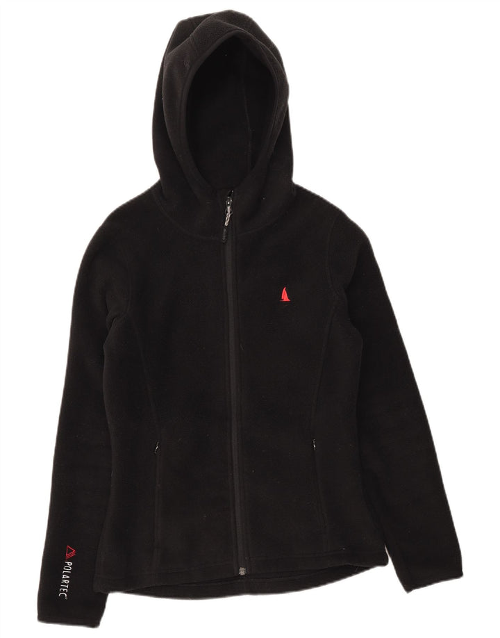 Musto Veste polaire à capuche Polartec pour femme UK 8 Small Noir Polyester