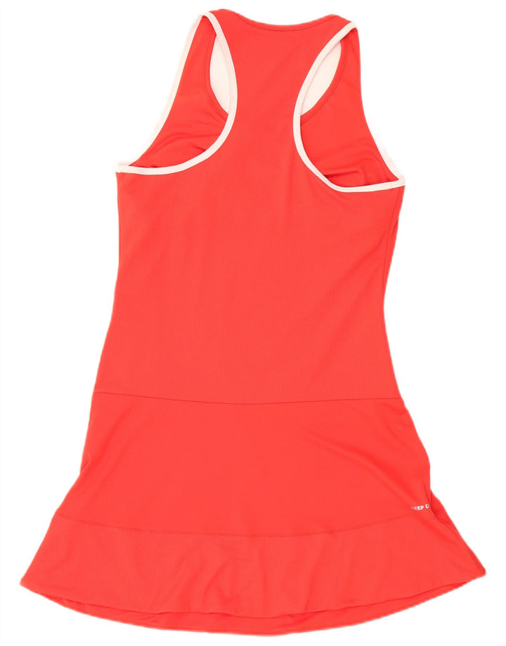 Lotto Robe de tennis pour femme UK 12 Rouge moyen Polyester