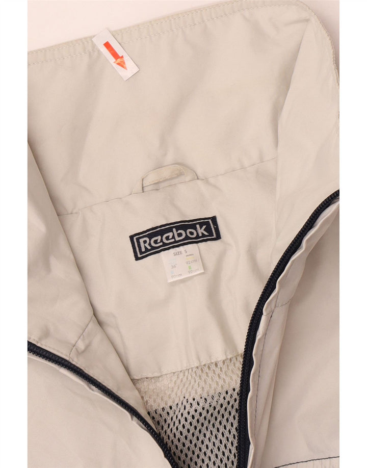 REEBOK Veste de pluie pull-over pour homme UK 36 Small Bleu marine Colourblock
