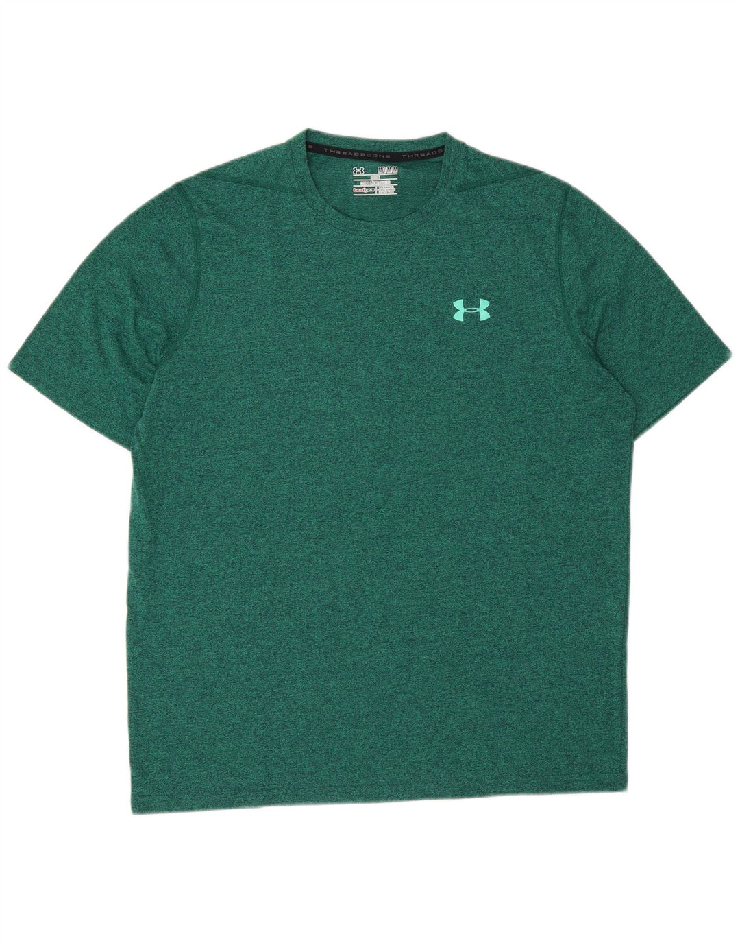 Under Armour T-Shirt Loose Homme Vert Moyen Moucheté