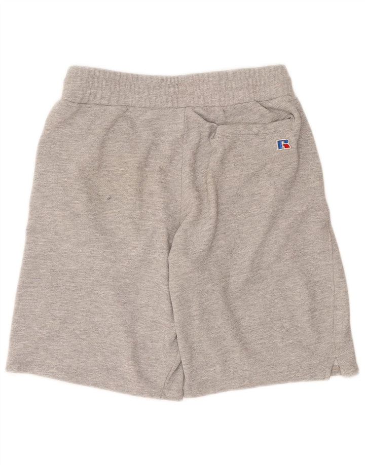 Russell Athletic Short de sport pour homme en coton moucheté gris moyen
