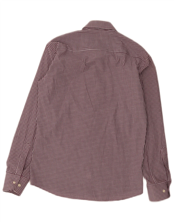Gant Chemise Homme Grand Vichy Bordeaux