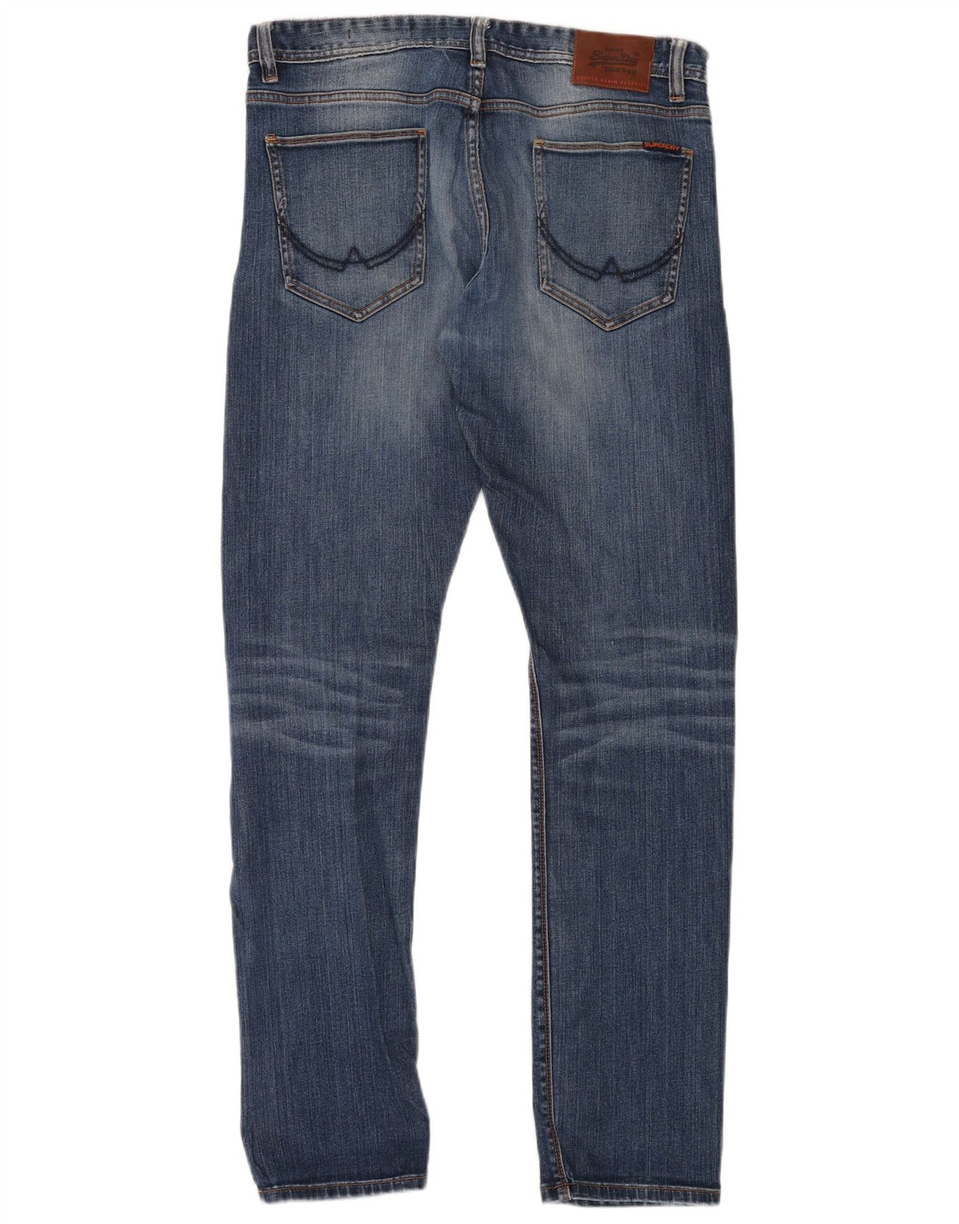 Superdry Jean Slim Corporal W34 L34 Homme Bleu Coton