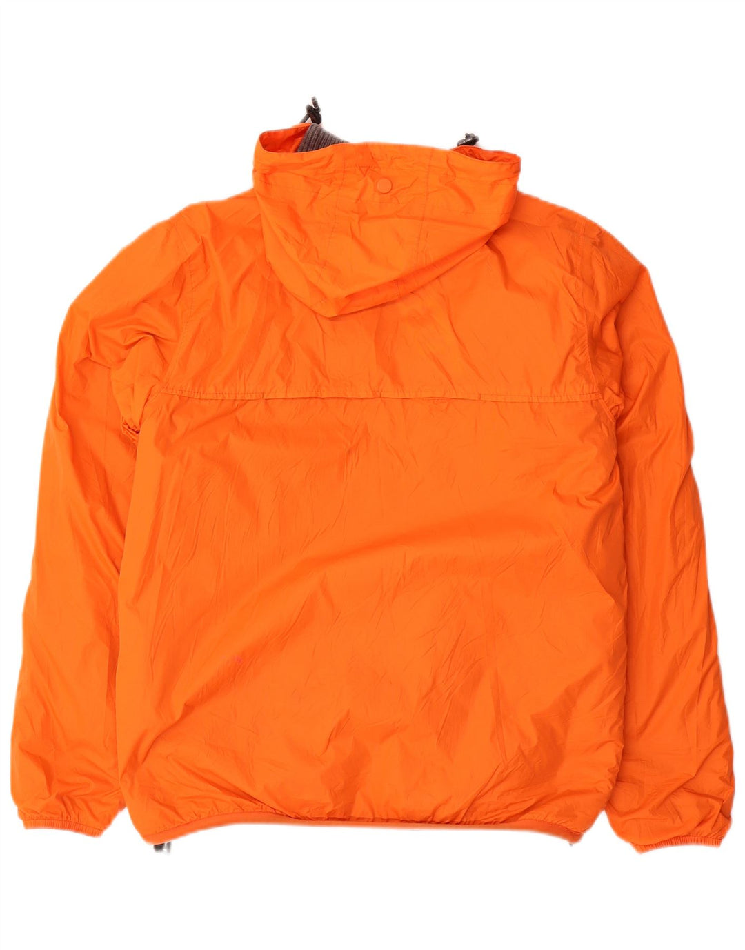 K-WAY Veste réversible à capuche pour homme UK 36 Small Gris Polyamide