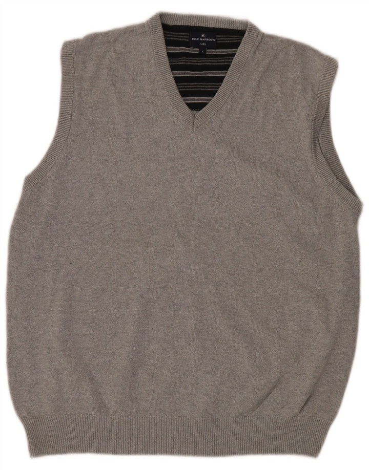 Marks & Spencer Débardeur Blue Harbor Vest pour hommes, grand gris