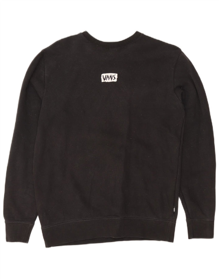 VANS Sweat-shirt graphique pour hommes Petit coton noir