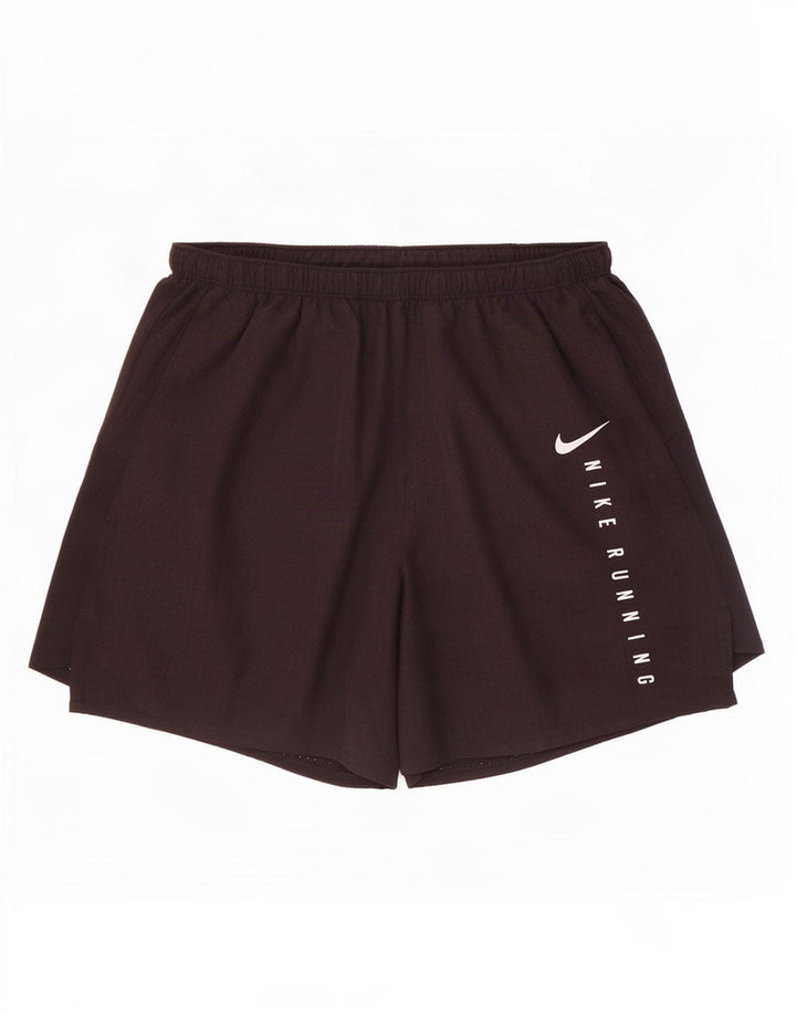 Nike Short de Sport Dri Fit Graphic Homme Noir Moyen