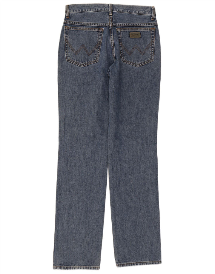 WRANGLER Mens Texas Straight Jeans W34 L34 Blue Cotton