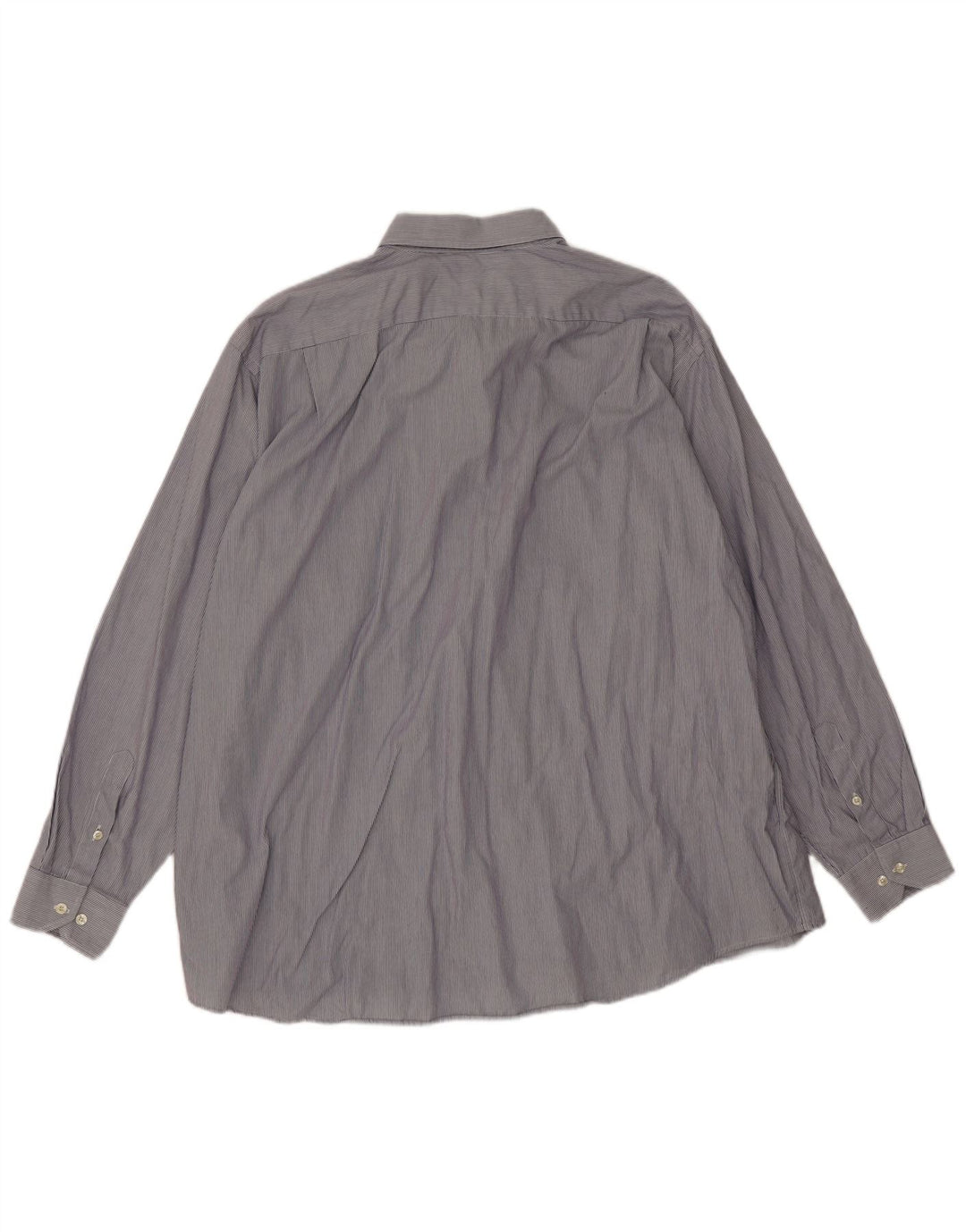 Lacoste Chemise Homme Taille 45 XL Bleu Pinstripe Coton