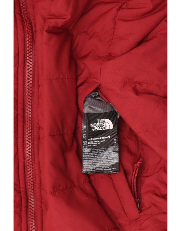 The North Face Veste matelassée réversible pour femme UK10 Small Bordeaux