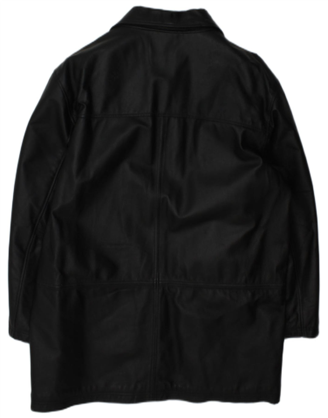 In Extenso Manteau en cuir pour homme UK 40 Grand cuir noir