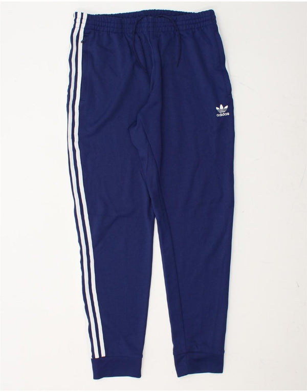 ADIDAS Pantalon de survêtement pour homme Joggers Large Bleu Marine Polyester