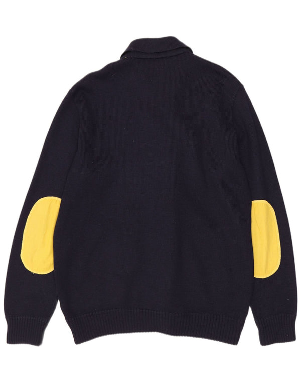 Navigare Cardigan Homme Pull XL Bleu Marine Laine