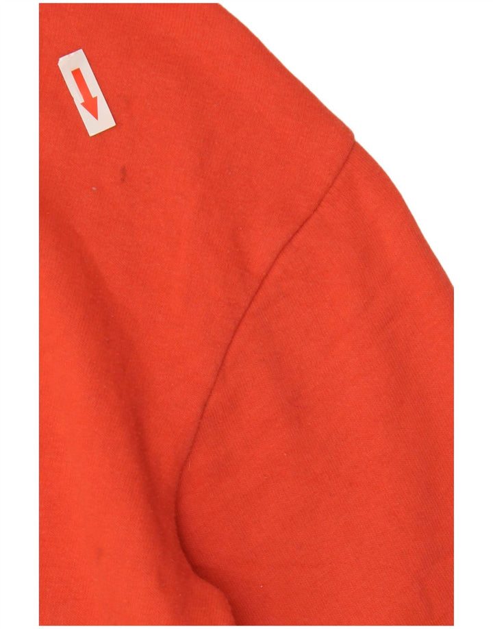Marks & Spencer Pull à capuche surdimensionné pour femme UK 12 Coton orange moyen