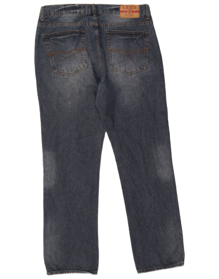 Izod Jean droit homme W36 L32 bleu coton