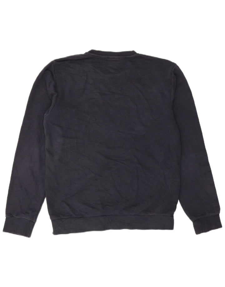 Adidas Sweat-Shirt Homme Bleu Marine Moyen Coton