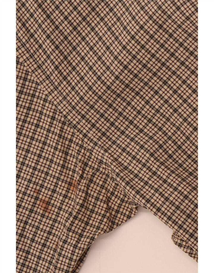 EDDIE BAUER Chemise Homme Marron Moyen Carreaux Coton