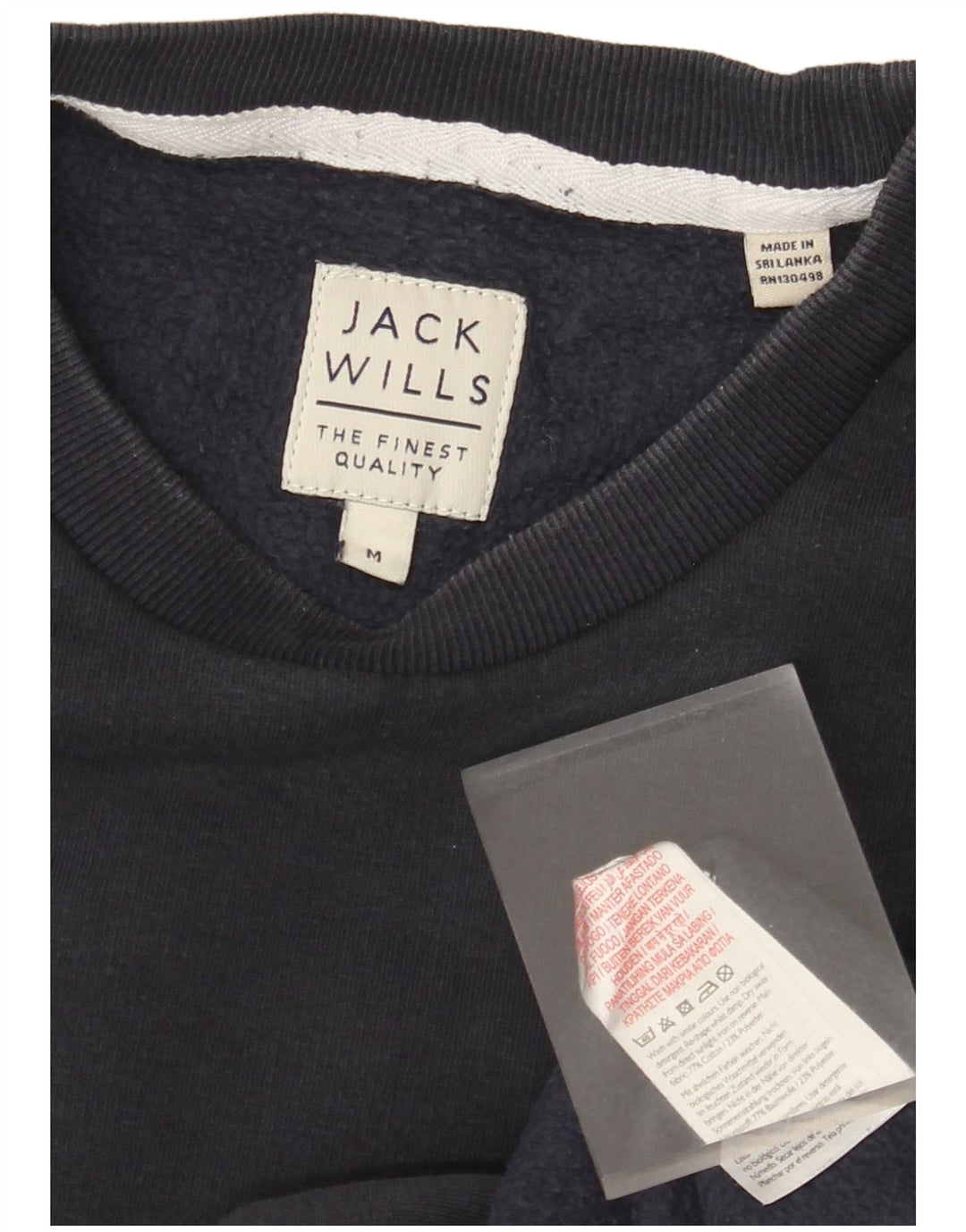 JACK WILLS Sweat-Shirt Homme Bleu Marine Moyen Coton