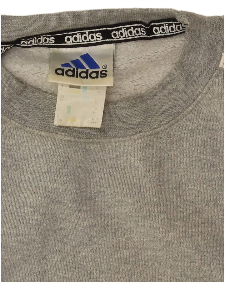 Adidas Sweat-shirt pour homme UK 40/42 Gris moyen