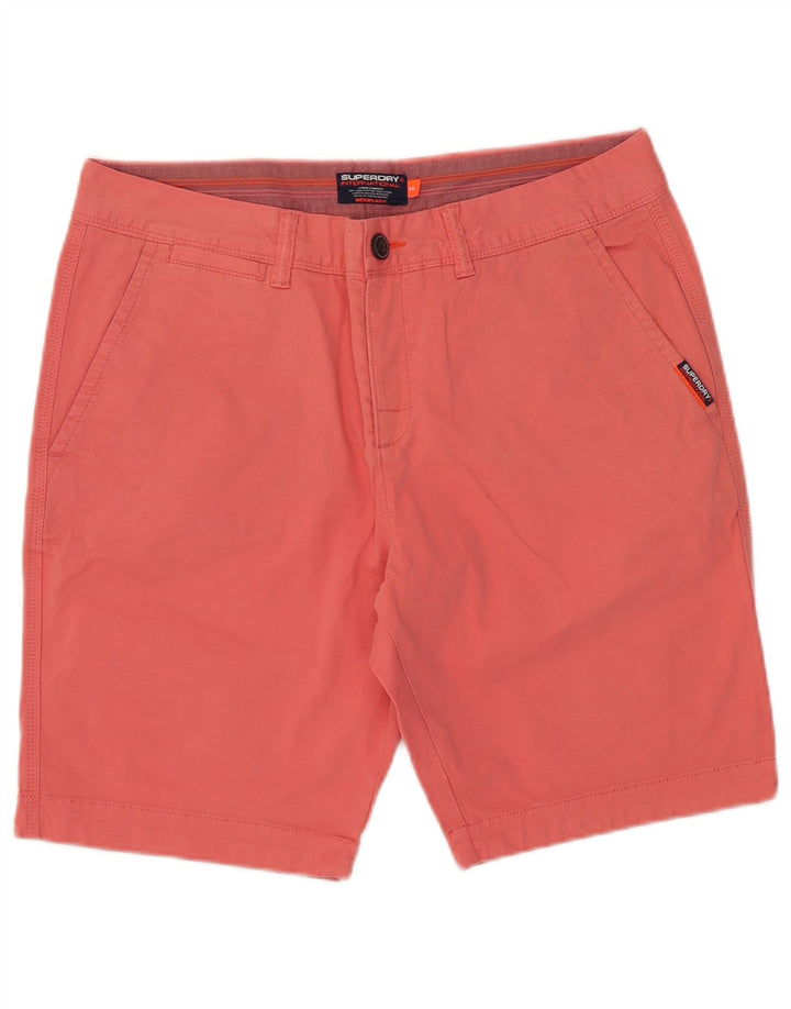 Superdry Short Chino Homme W34 Grand Rose Coton