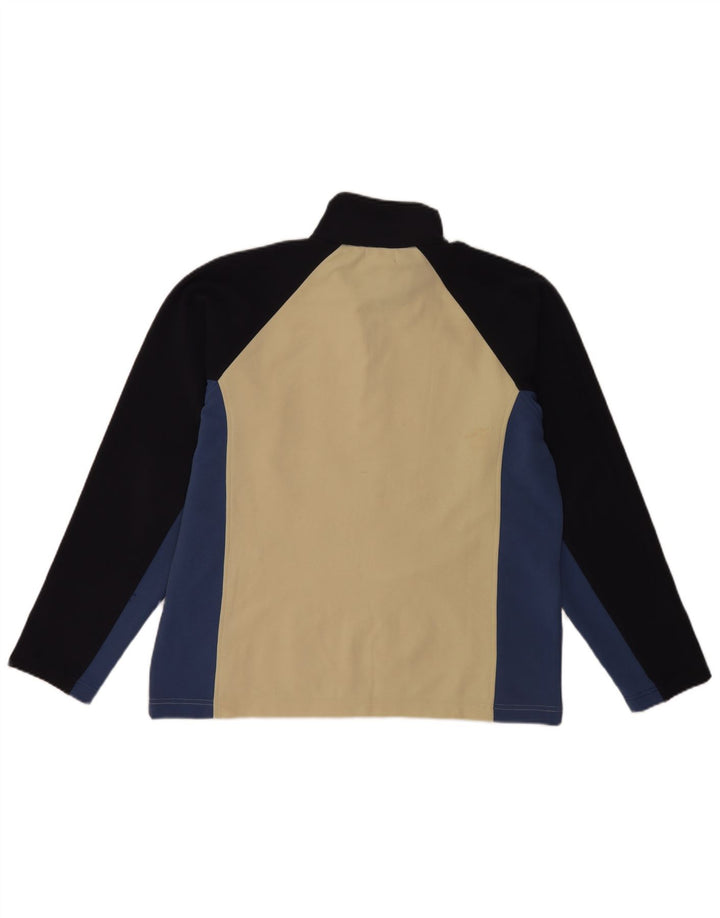 Kappa Veste de survêtement pour homme 2XL Beige Colorblock Polyester