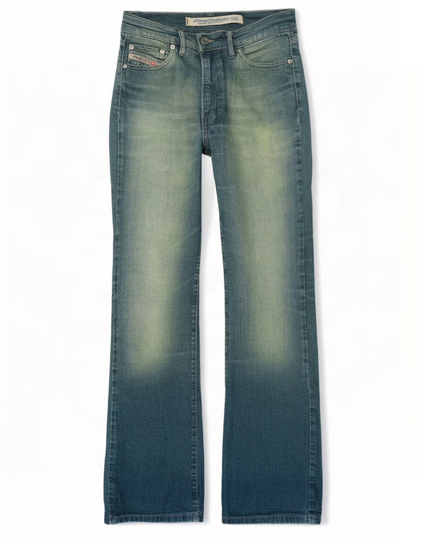 Jean Bootcut Femme Diesel W27 L32 Bleu Coton