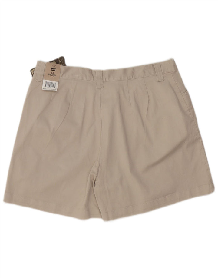LEE Short décontracté pour femme US 16 2XL W34 Gris Coton