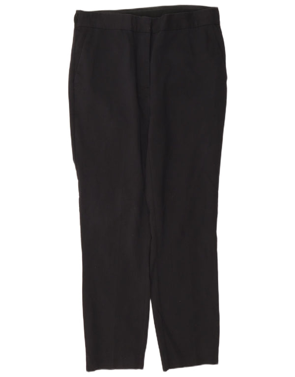 Pantalon Chino Droit Femme Zara Large W30 L27 Coton Gris