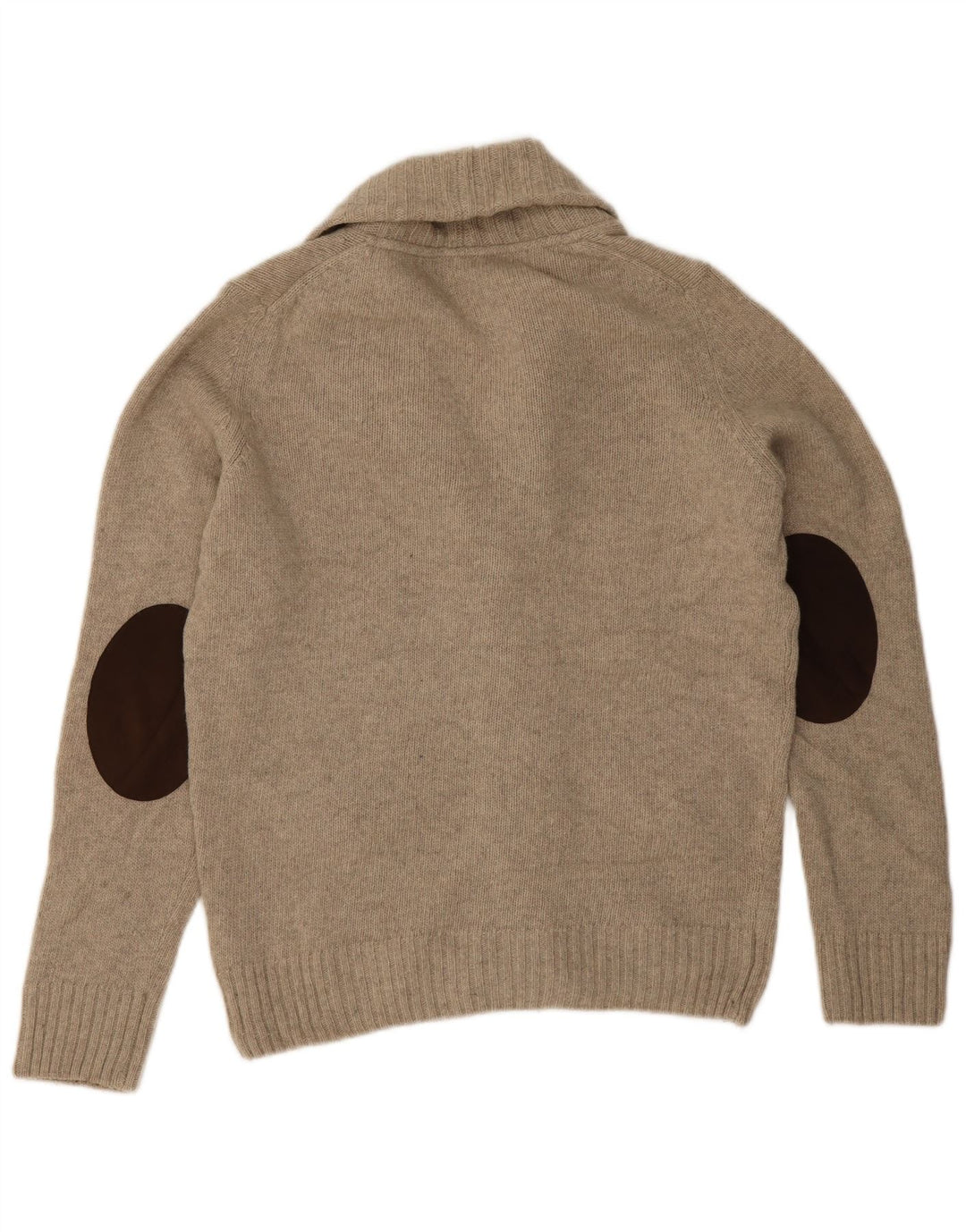 Zara Homme Pull Cardigan Gris Moyen Laine