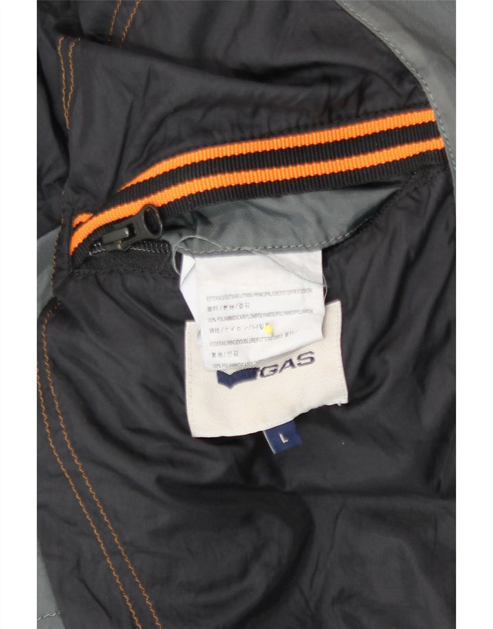 Gas Veste matelassée à capuche pour homme UK 40 Large Gris Polyamide