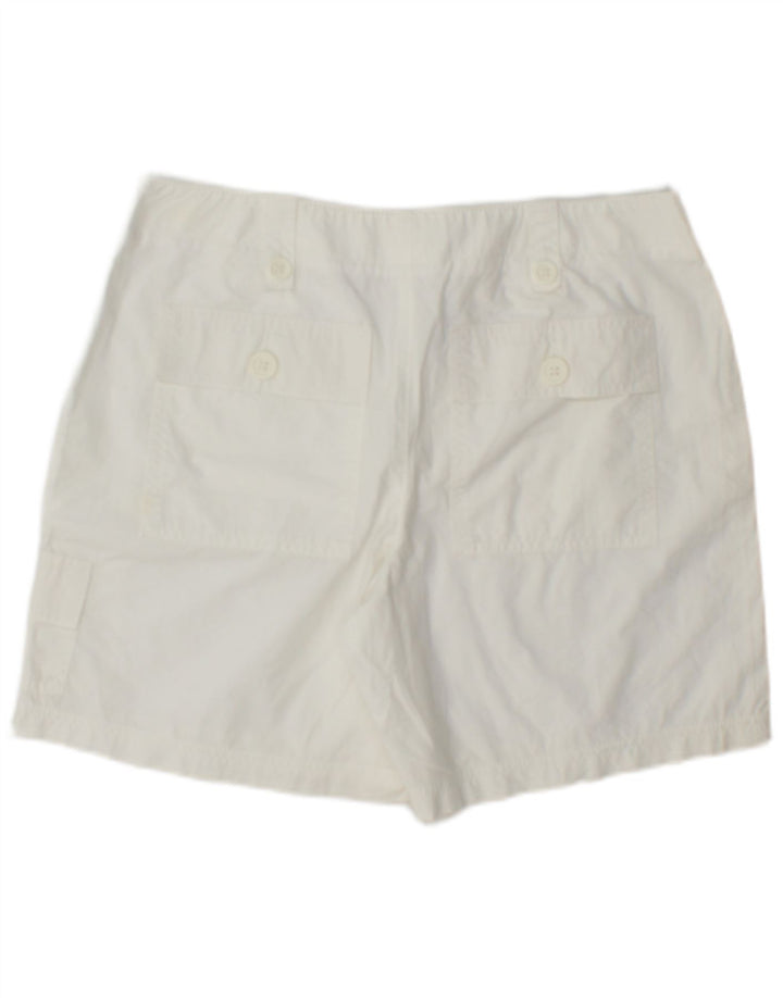Marks & Spencer Short cargo pour femme UK 12 Medium W32 Coton blanc