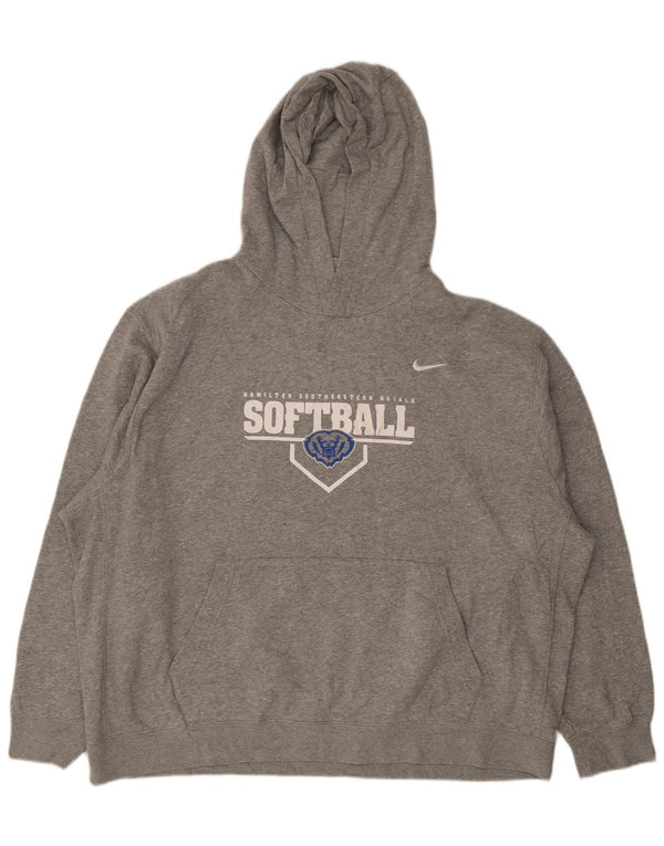 Nike Hamilton Football Graphic Sweat à capuche pour homme Gris 3XL Coton