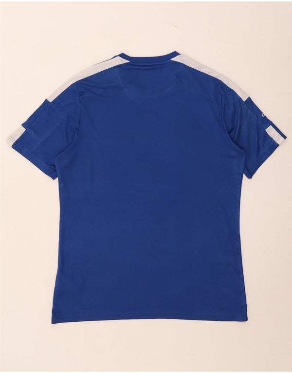 Adidas Hommes Aeroready Graphic T-Shirt Haut Grand Bleu Colorblock Polyester