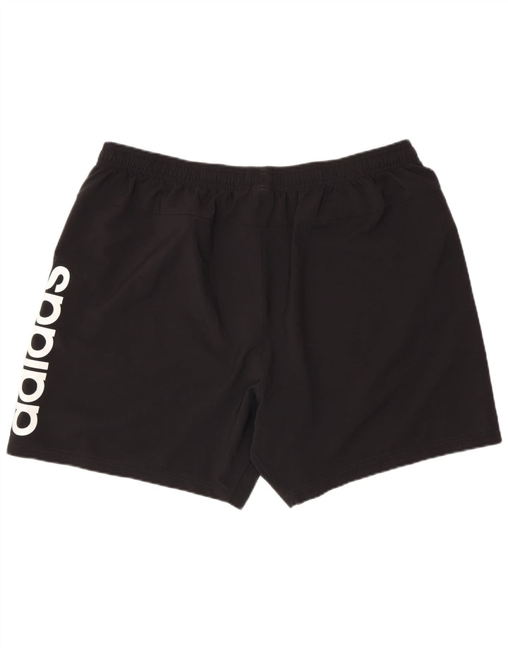 ADIDAS Short de sport graphique pour hommes 2XL noir polyester