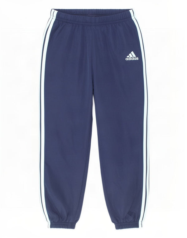 Adidas Pantalon de Survêtement Garçon Joggers 3-4 ans Bleu Marine Polyester
