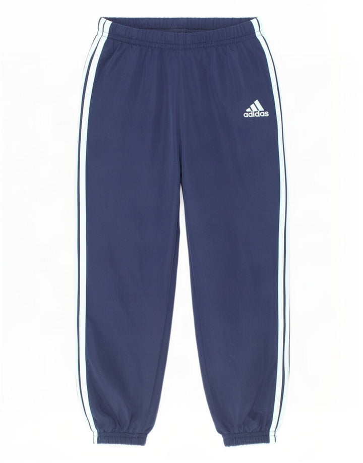 Adidas Pantalon de Survêtement Garçon Joggers 3-4 ans Bleu Marine Polyester