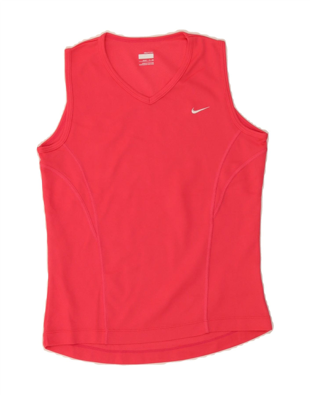 NIKE Womens Vest Top UK 10 Small Pink Polyester Vintage Nike and Second-Hand Nike from Messina Hembry 