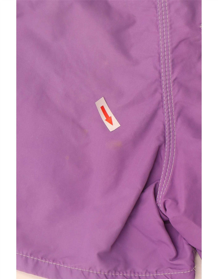 Sundek Short de bain homme en nylon color block violet moyen