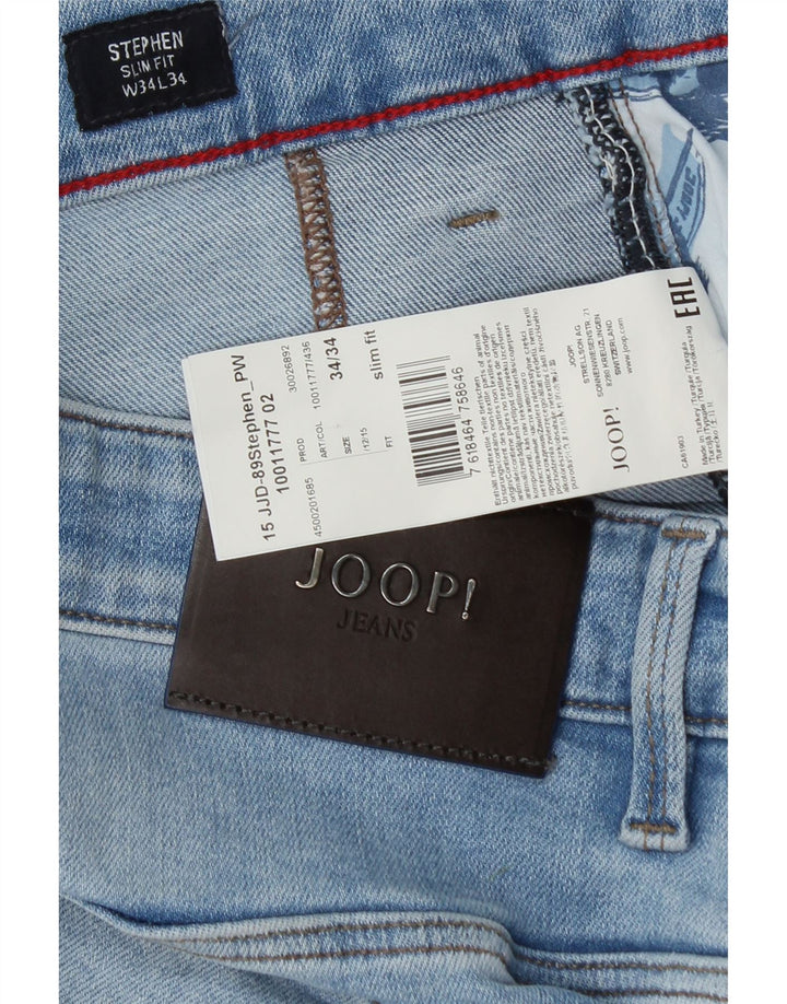 Joop Jean Slim Stephen W34 L32 Homme Bleu Coton